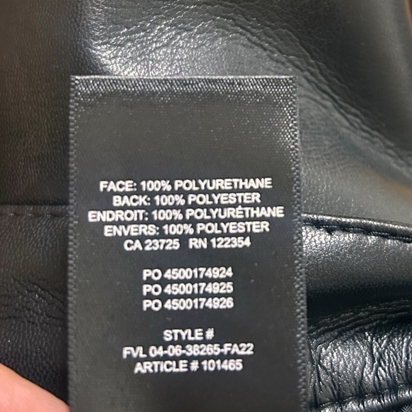 Aritzia Wilfred The Melina™ Flare High-Waisted Vegan Leather Flare Pants- Size 2 - Picture 8 of 12